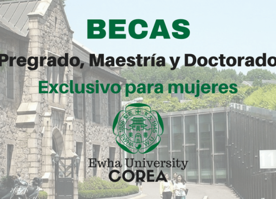 Becas para posgrados en Corea para mujeres latinoamericanas !