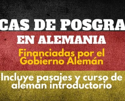 Becas para posgrado en Alemania con gastos de viaje incluidos