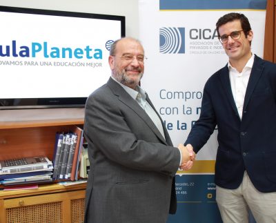 aulaPlaneta firma un acuerdo de colaboración con CICAE, la Asociación de Colegios Privados e Independientes