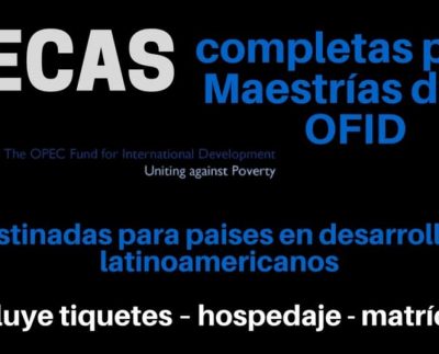 Becas completas de OFID para estudiantes de países en vías de desarrollo