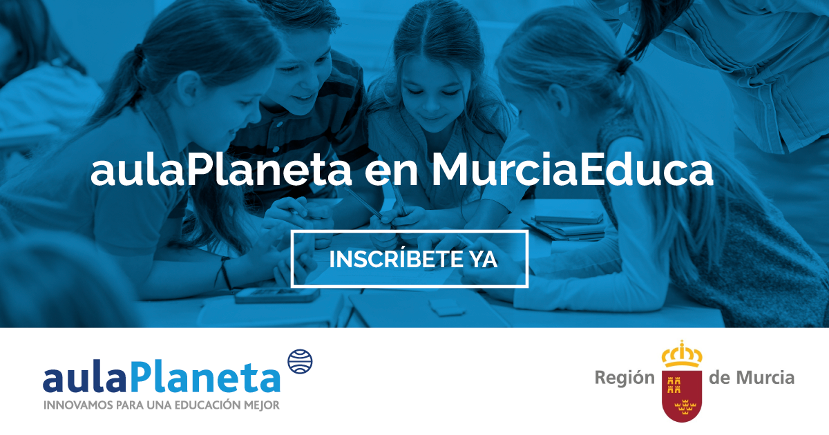 Los alumnos de primaria y secundaria de la Región de Murcia podrán acceder de forma gratuita a los recursos digitales de aulaPlaneta