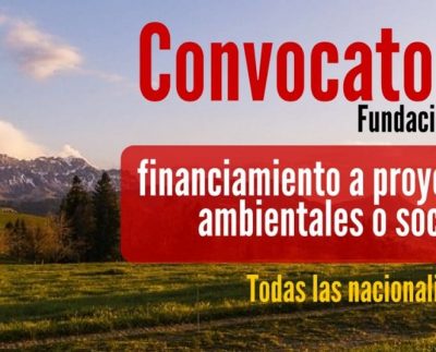 Convocatoria para financiar proyectos ambientales o sociales & género
