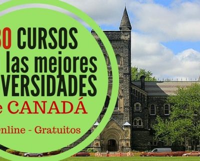30 cursos online gratis acreditados por universidades de Canadá