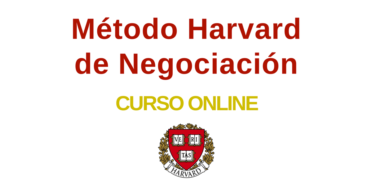EL famoso curso de negociación – método Harvard