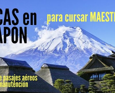 Becas completas para maestría en Japón – Incluye pasajes y manutención