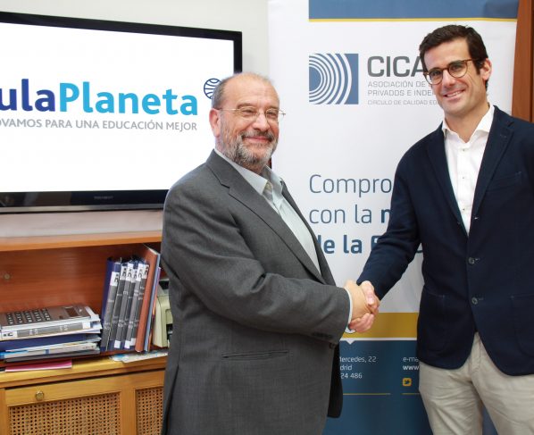 aulaPlaneta firma un acuerdo de colaboración con CICAE, la Asociación de Colegios Privados e Independientes