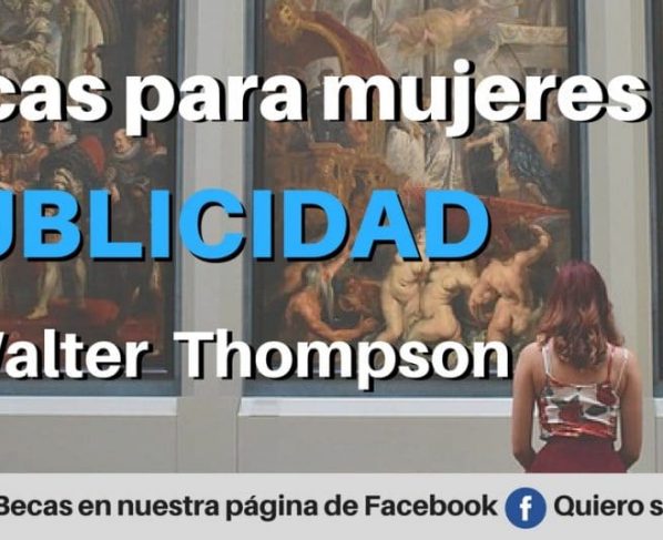 Becas para mujeres en publicidad.