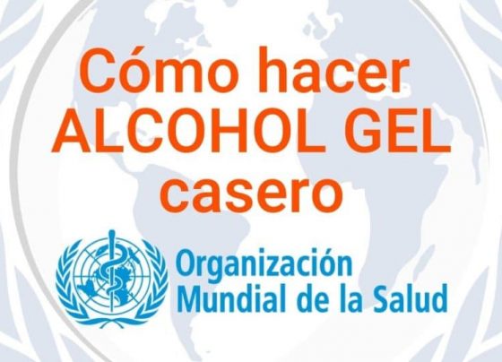 Cómo hacer alcohol en gel según la OMS