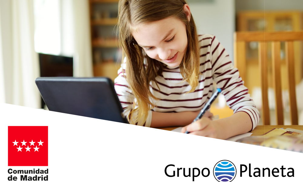 Acuerdo entre el Grupo Planeta y la Comunidad de Madrid para ofrecer los recursos y herramientas digitales de aulaPlaneta a los centros públicos y concertados de la Comunidad