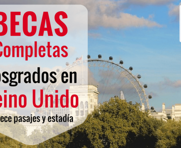 Becas completas para posgrado en Reino Unido