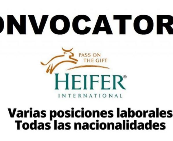Convocatoria internacional HEIFER: organizacion que trabaja con las comunidades para poner fin al hambre y la pobreza