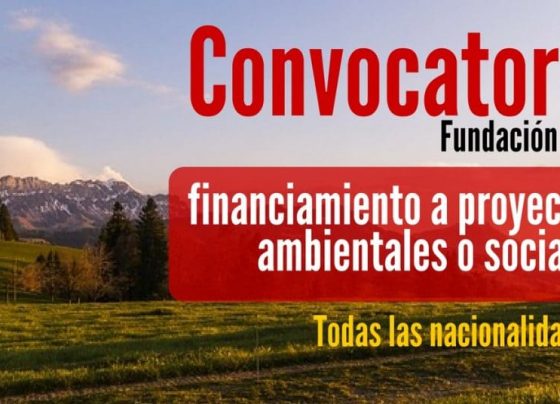 Convocatoria para financiar proyectos ambientales o sociales & género