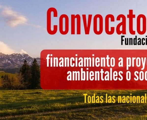 Convocatoria para financiar proyectos ambientales o sociales & género
