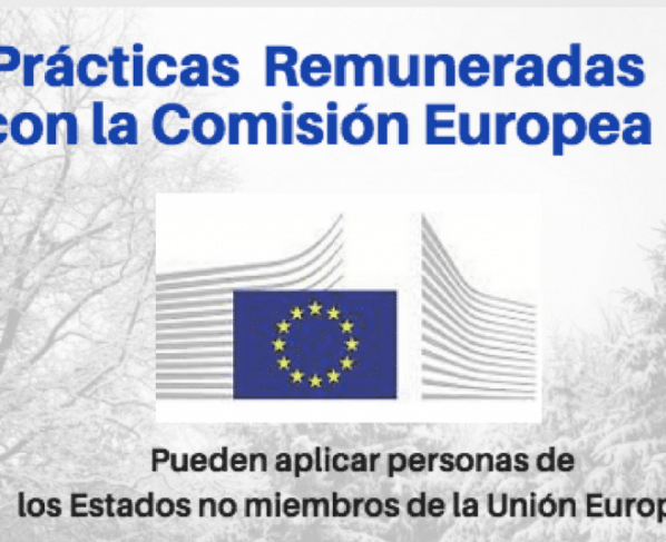 Convocatoria: Pasantías y prácticas Remuneradas con la Comisión Europea