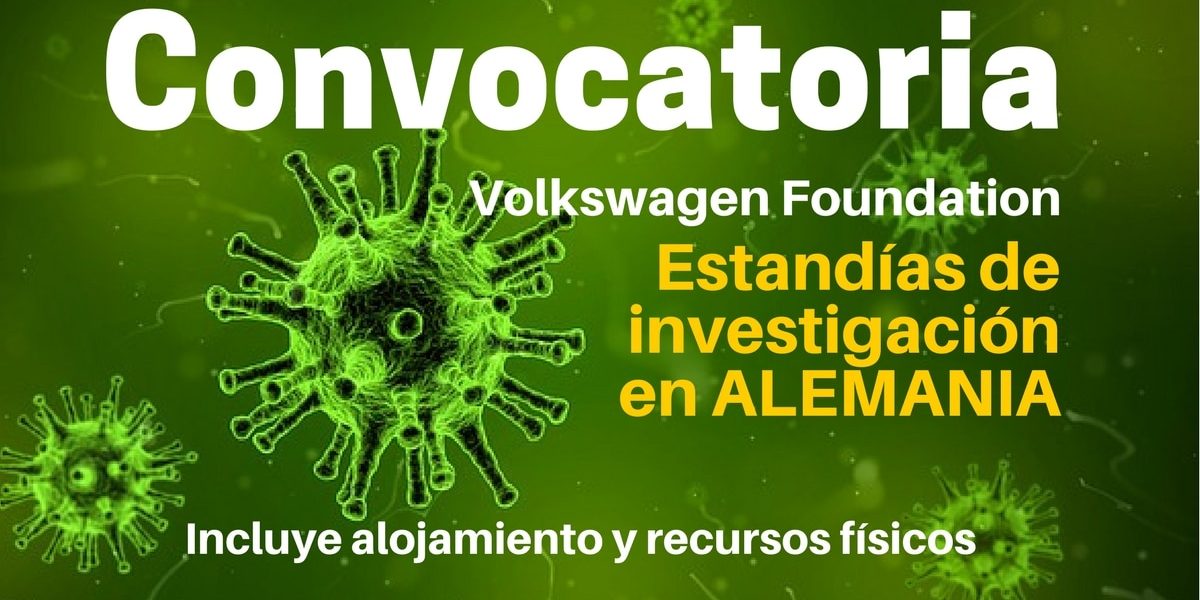 Convocatoria de la Foundation Volkswagen para estancias de investigación en Alemania.