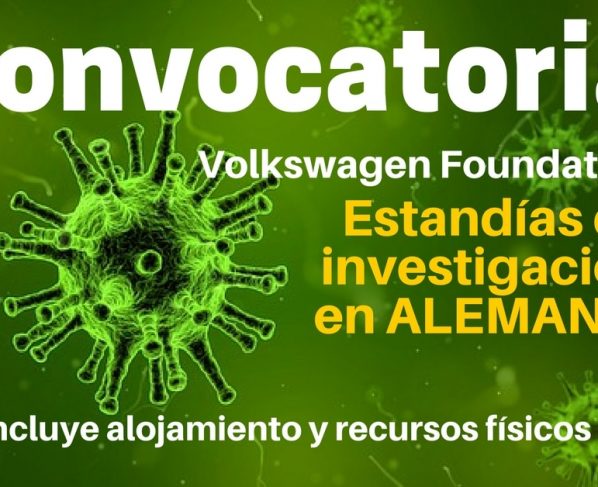 Convocatoria de la Foundation Volkswagen para estancias de investigación en Alemania.