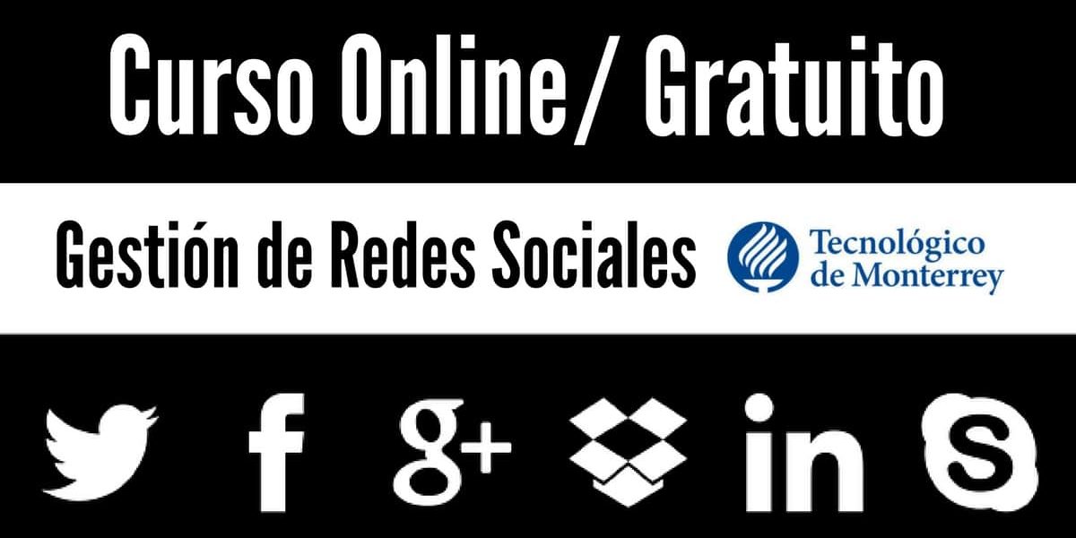 Curso online y gratuito: gestión de redes sociales