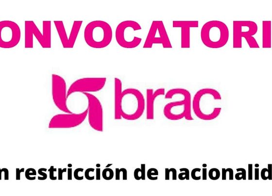 Convocatoria internacional con la organización internacional de progreso rural – Brac