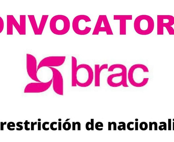 Convocatoria internacional con la organización internacional de progreso rural – Brac