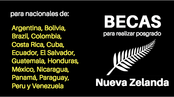 Becas de posgrado en Nueva Zelanda – Conoce cómo aplicar