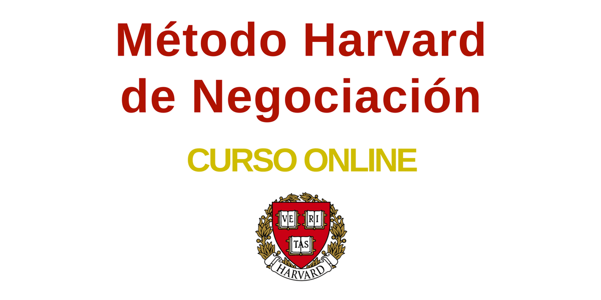 EL famoso curso de negociación – método Harvard